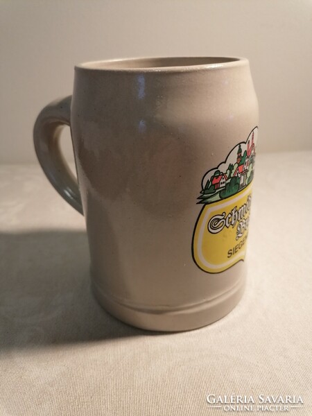 German Siegenburg ceramic beer mug. Indicated.