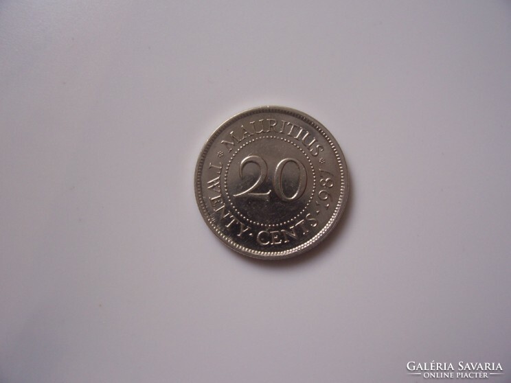Mauritius 20 Cents 1987