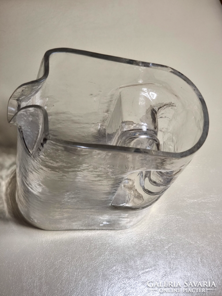Rare collectors claus josef riedel glass jug. Austria. 1969