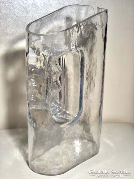 Rare collectors claus josef riedel glass jug. Austria. 1969