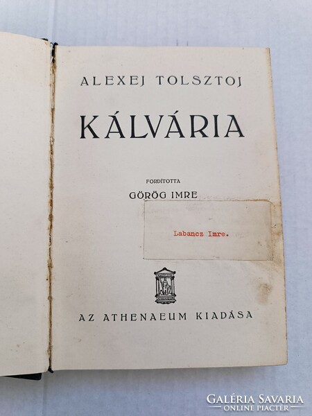 Alekszej Tolsztoj: Kálvária