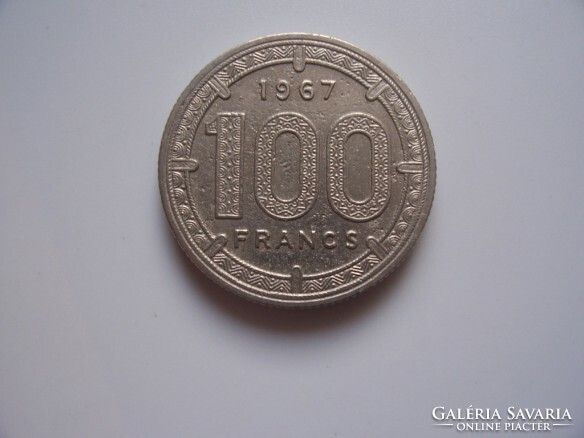 Central African States 100 francs 1967