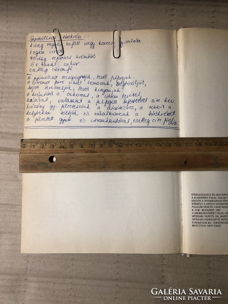 Book, recipes, recipe book of master chefs Lukács István Novák Ferenc Nagy László