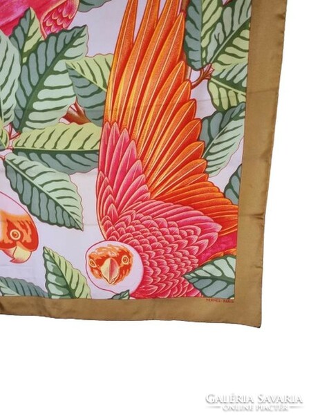 Hermes paris silk scarf 90x90 cm. (6898)