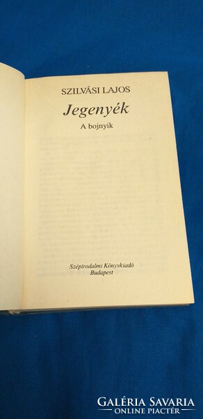 Szilvási Lajos - Jegenyék - A bojnyik