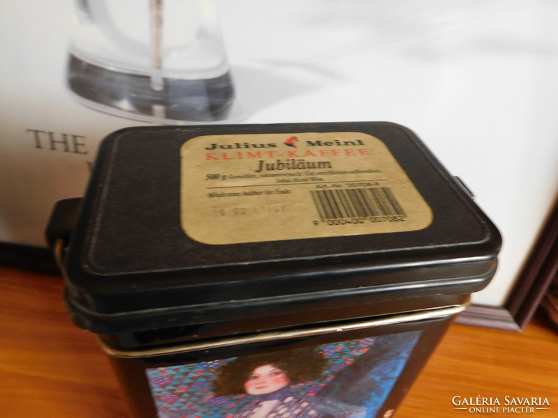 Julius meinl klimt kaffee - jubilee metal box - 90s