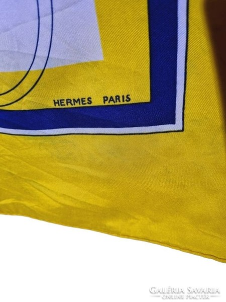 Hermes Paris silk scarf 87x87 cm. (6897)