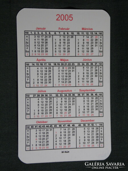 Card calendar, dr floor, carpet pvc parquet store, Pécs, 2005, (6)