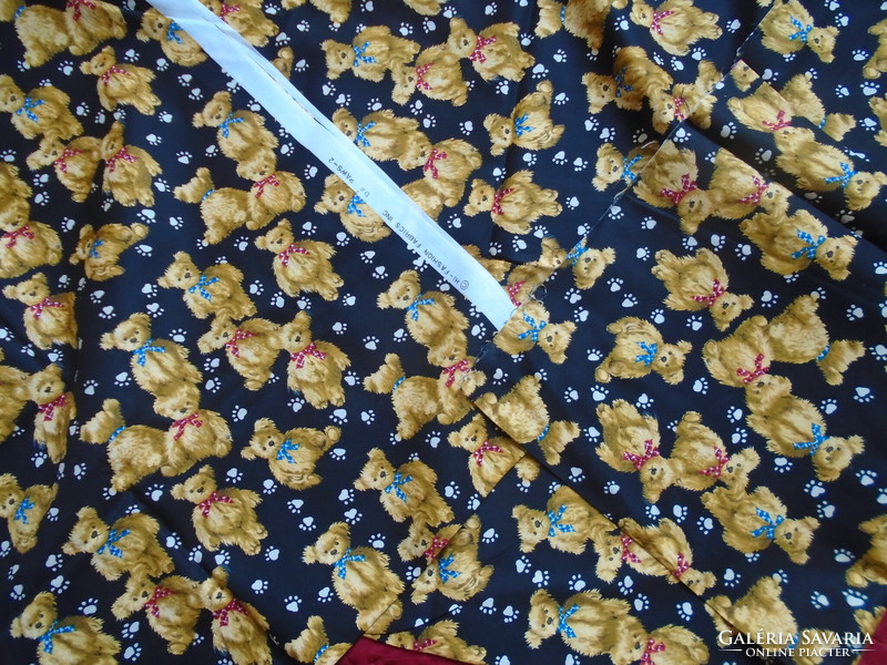 New teddy bear cotton material. 220 X 110 cm.