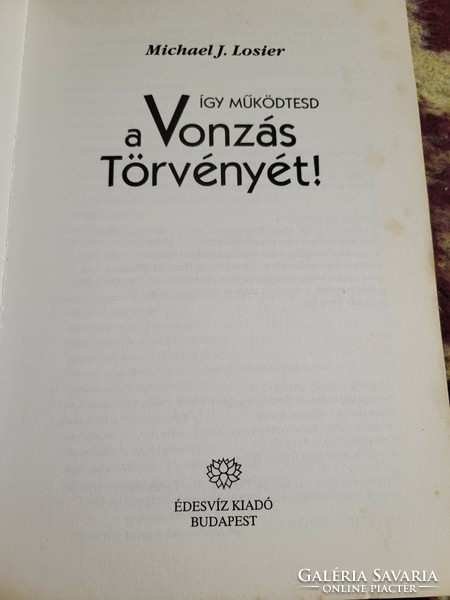 Michael J. Losier: Így működtesd a Vonzás Törvényét!