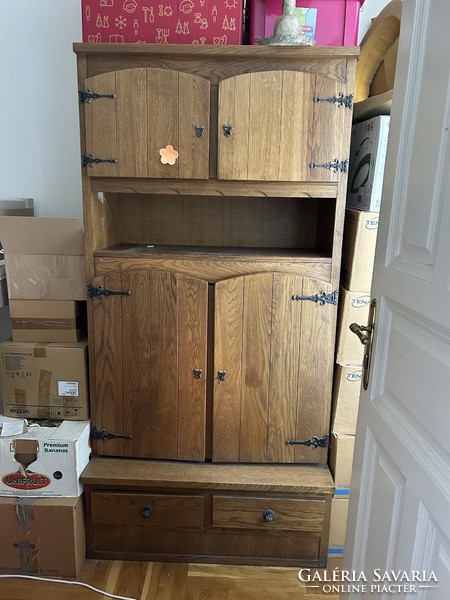 Solid wood sideboard