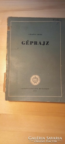 Géprajz tankönyv Vörös Imre 1957