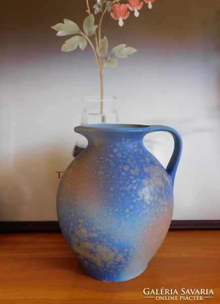 Scheurich retro kerámia váza matt mázzal - mid century 22 cm