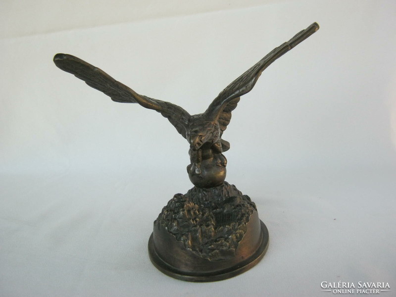 Copper or bronze turul eagle bird