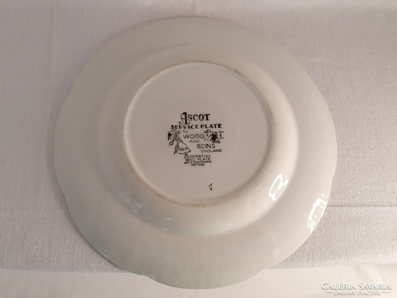 Ascot service plate by wood&sons england, bowl