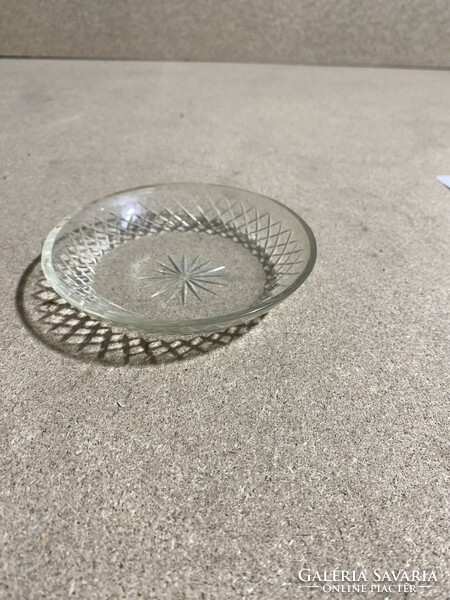 Art deco glass for replacement in the middle of the table, 2 pieces 13 x 3 cm. 3022