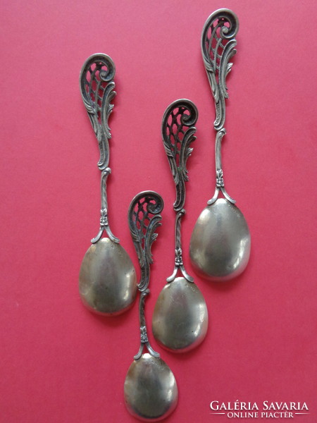 Ca1870 silver ice cream - pudding spoon