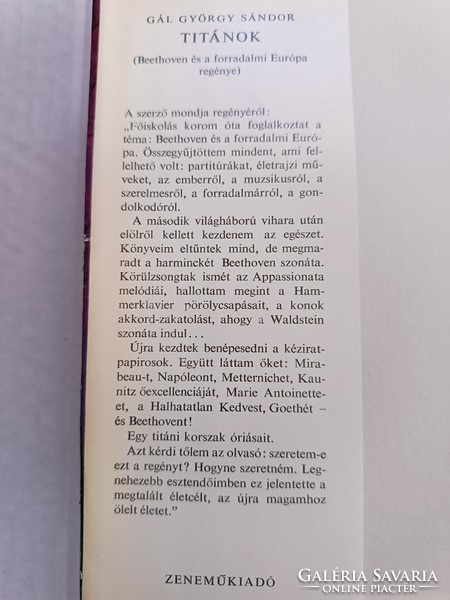 Gál György Sándor: Titánok - Beethoven és a forradalmi Európa regénye