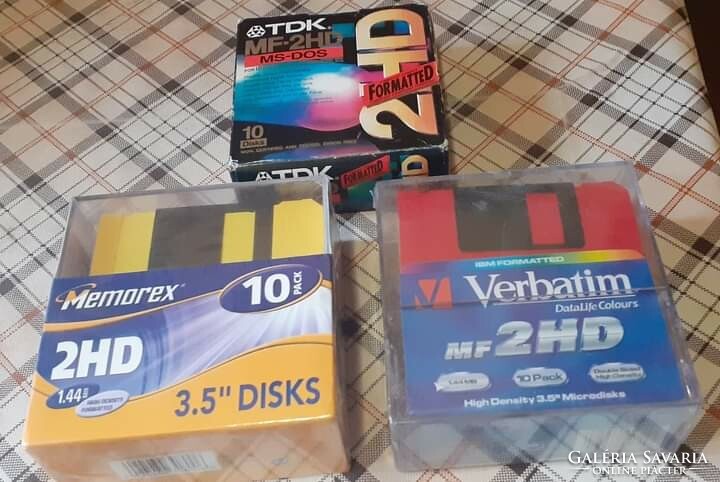 3-Box of retro floppy disks