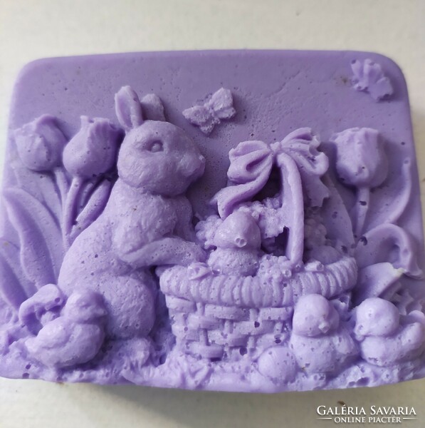 Soap Easter bunny lavender goat's milk