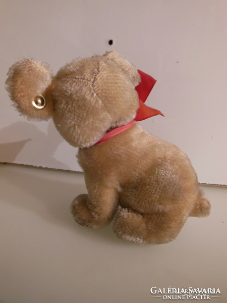 Steiff - dog - 13 x 10 x 6 cm - old - plush - - exclusive - German - flawless