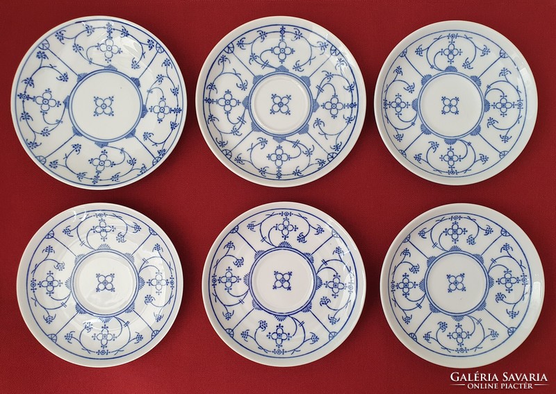 6pcs jäger eisenberg, r bavaria, winterling German porcelain saucer package small plate plate