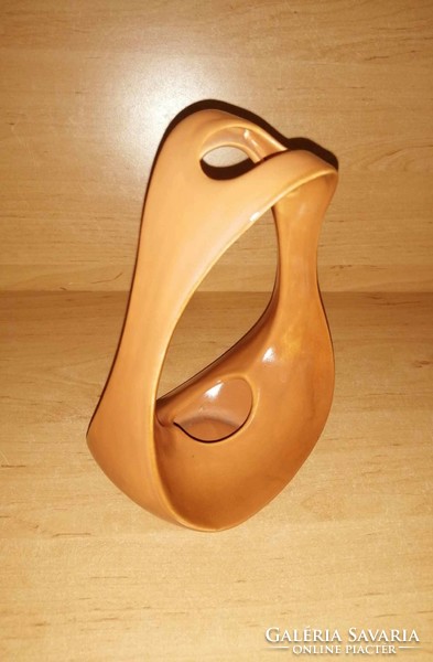 Art deco kerámia váza - 20 cm magas (6/d)