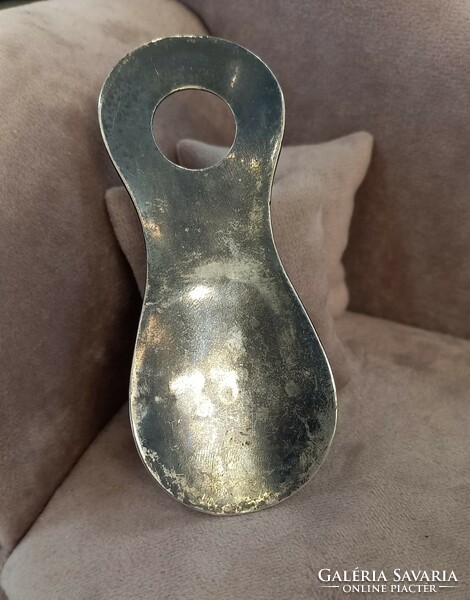 Antique silver shoe spoon