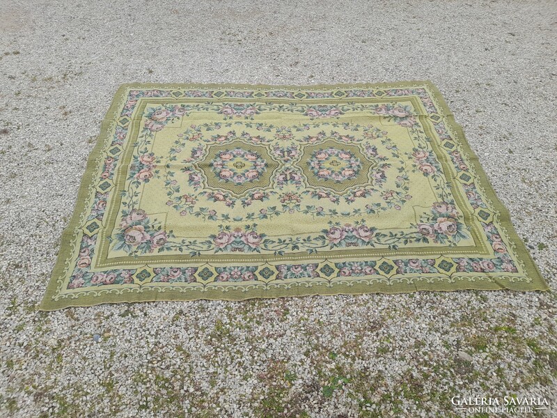 Antique table cloth bed cover tapestry