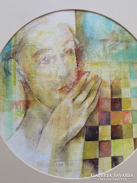 Sale Ilona Decsi painting 51x51 cm 