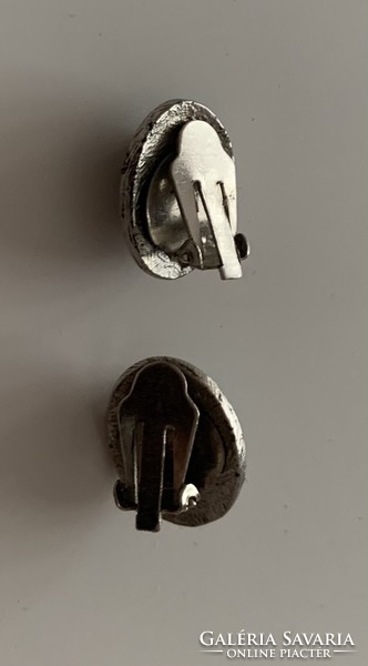 Retro scarab imitation clip earrings