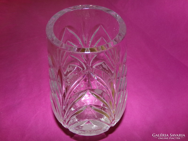 Crystal vase 20x12cm 1.1kg