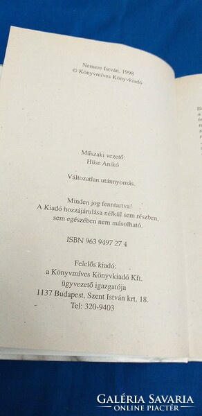 Tihanyi István Mítoszok könyve