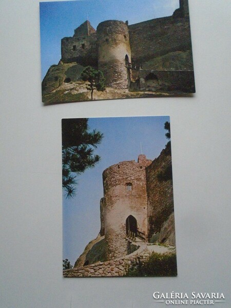 D200943 - 2 postcards - happy stone castle 1983-84