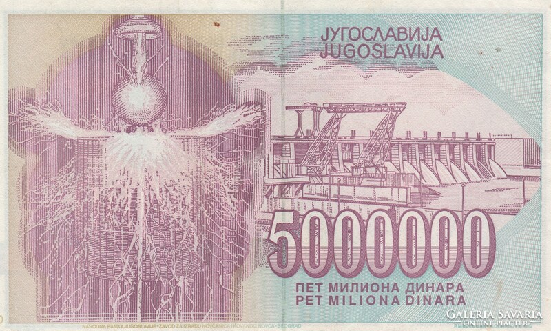 ÖTMILLIÓ DINAR 1993