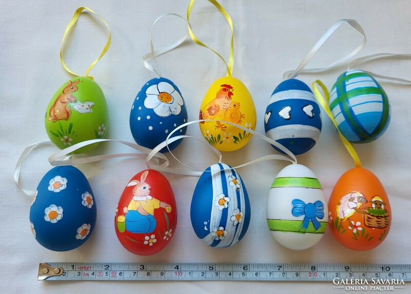Easter plastic painted egg decoration accessory egg tree ornament