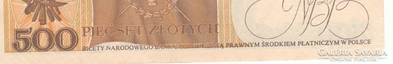 500 ZLOTYCH 1982 LENGYELORSZÁG