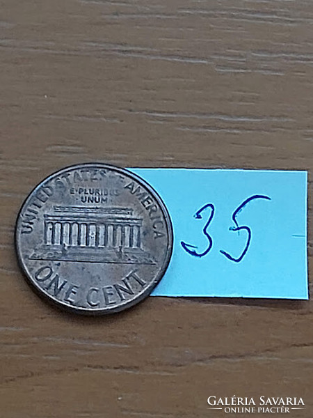 Usa 1 cent 1994 abraham lincoln, copper-zinc 35