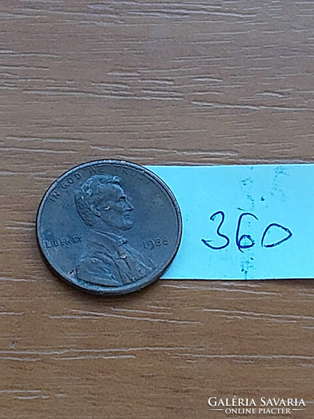 Usa 1 cent 1988 abraham lincoln 360