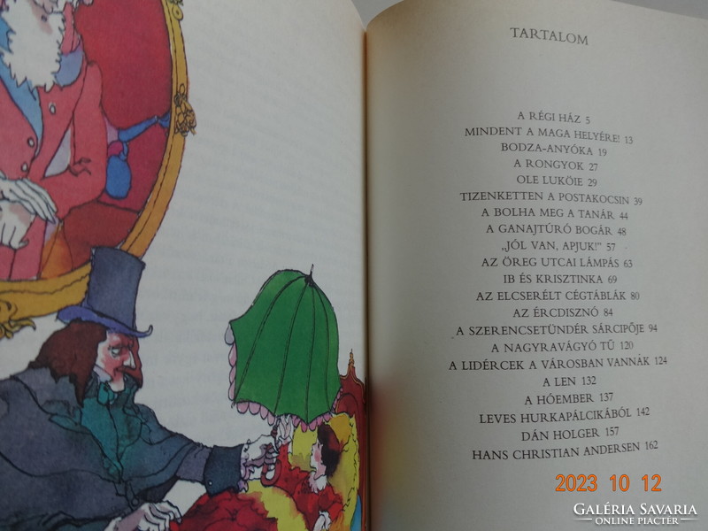 Andersen - A szerencsetündér sárcipője - régi mesekönyv Szecskó Tamás rajzaival