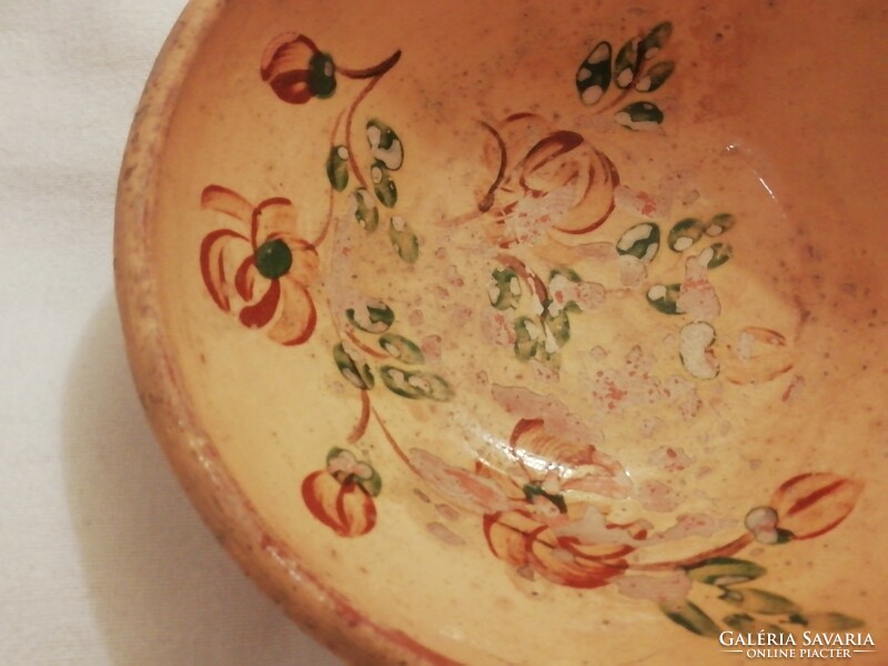Antique floral wall plate, decorative plate 1.
