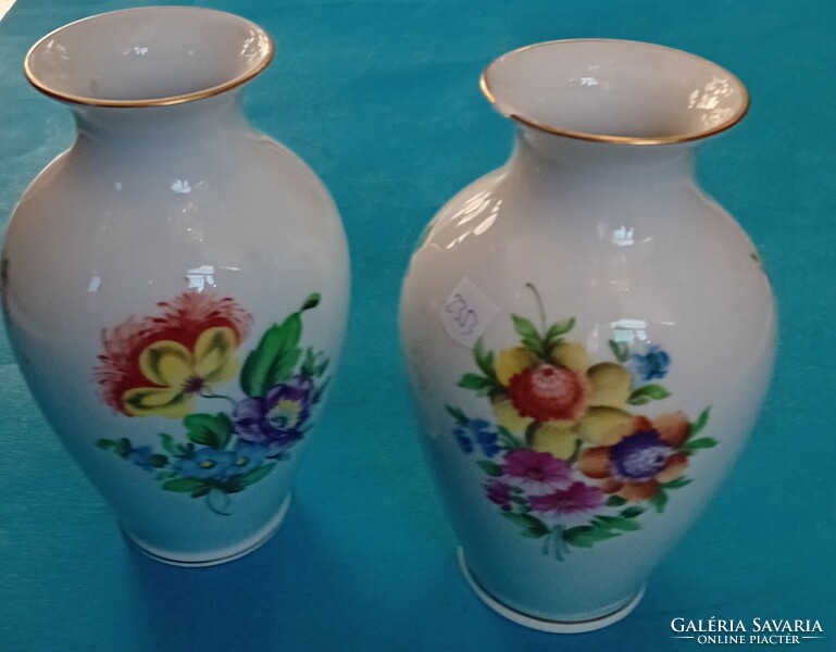 2 Herend vase, defective