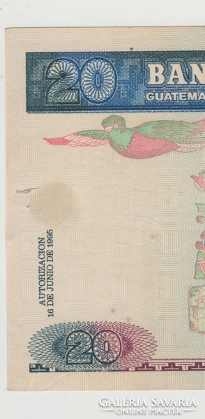 Guatemala 20 quetzales 1995