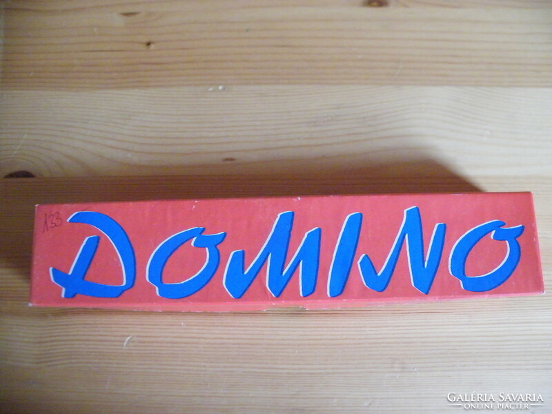 Old, retro dominoes from the 1980s - shopkeeper -