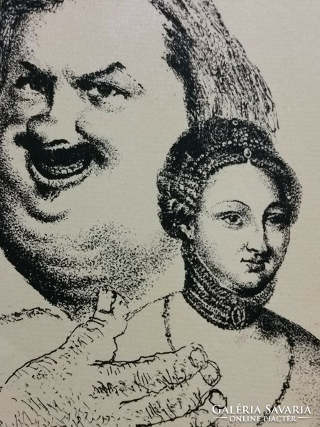 Gyulai Líviusz litográfia Balzac illusztráció borsos történetek