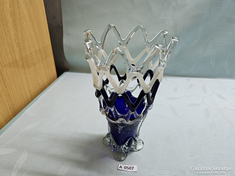 A0507 Üveg váza 26 cm