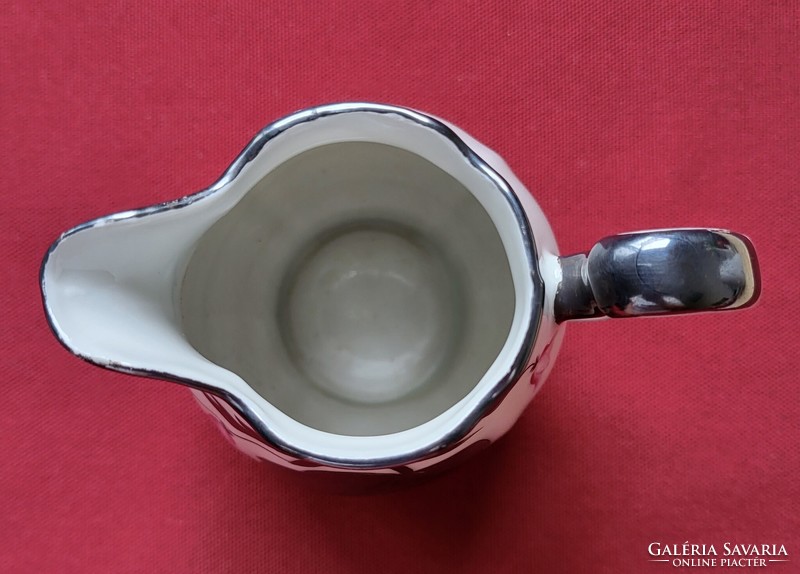 Rudolf Wächter Bavaria kézzel festett német porcelán kiöntő tej tejszín