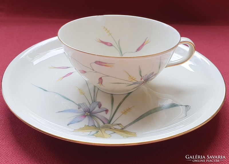 Eschenbach Bavarian German porcelain coffee tea breakfast cup small plate plate