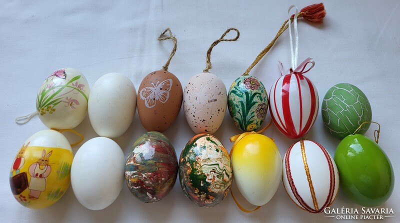 Easter painted plastic wooden egg decoration egg tree accessory ornament