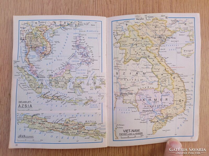 (1955) Földrajzi zsebatlasz (Kartográfiai Vállalat)
